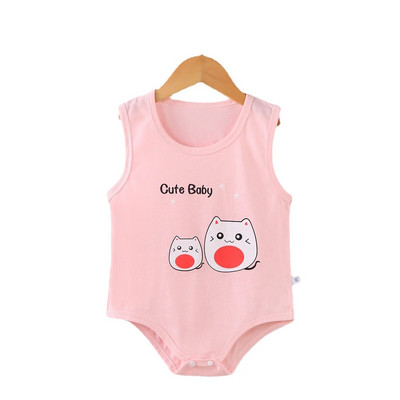 Lovely Cartoon Frog Newborn Παιδικές φόρμες Βρεφικά αγόρια για κορίτσια Rompers 2021 Unisex καλοκαιρινά ρούχα κοντά μανίκια 100% καθαρό βαμβάκι