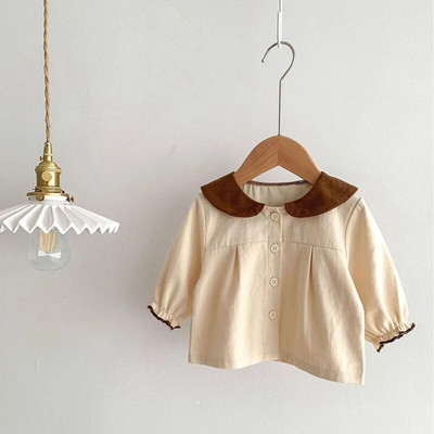 MILANCEL jauns rudens drēbju komplekts mazuļiem, jauks puķains bodijs, bantīte, kleita, meiteņu virsdrēbes