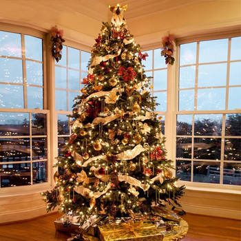 1Κουτί 24/36τμχ Χριστουγεννιάτικη Μπάλα Χριστουγεννιάτικο Δέντρο Στολίδι Κρεμαστό Κρεμαστό Χριστουγεννιάτικο Στολίδι 2023 Χριστουγεννιάτικα Στολίδια Navidad Gifts 2024