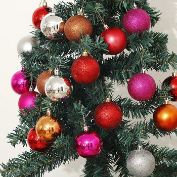 1Κουτί 24/36τμχ Χριστουγεννιάτικη Μπάλα Χριστουγεννιάτικο Δέντρο Στολίδι Κρεμαστό Κρεμαστό Χριστουγεννιάτικο Στολίδι 2023 Χριστουγεννιάτικα Στολίδια Navidad Gifts 2024