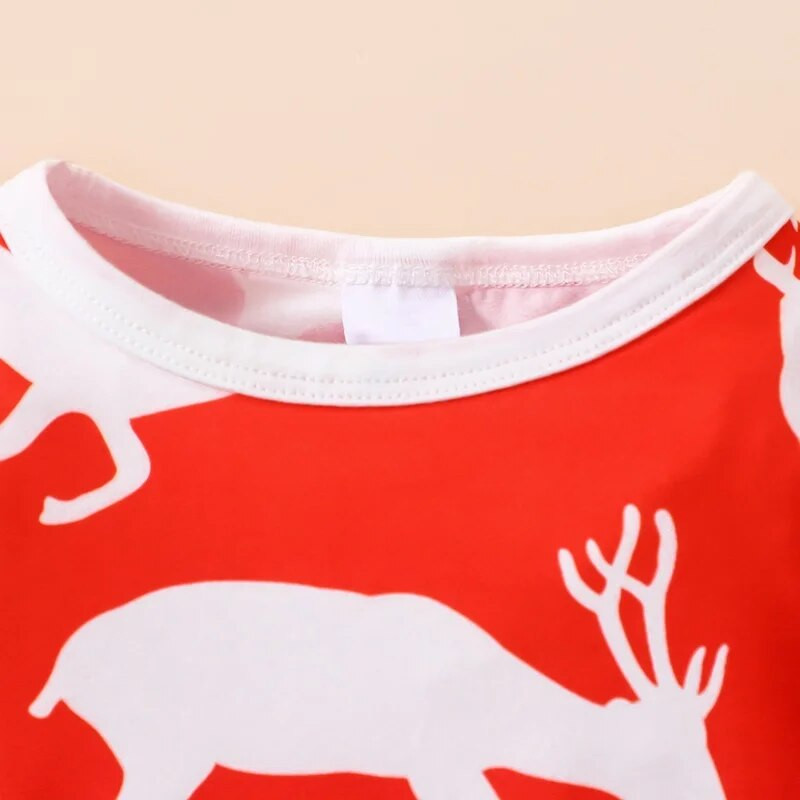 Jauni zīdaiņu ziemassvētku apģērbi, zīdaiņu bikses, multfilmas briežu kombinezoni ar garām piedurknēm, festivāla bērnu kombinezoni.