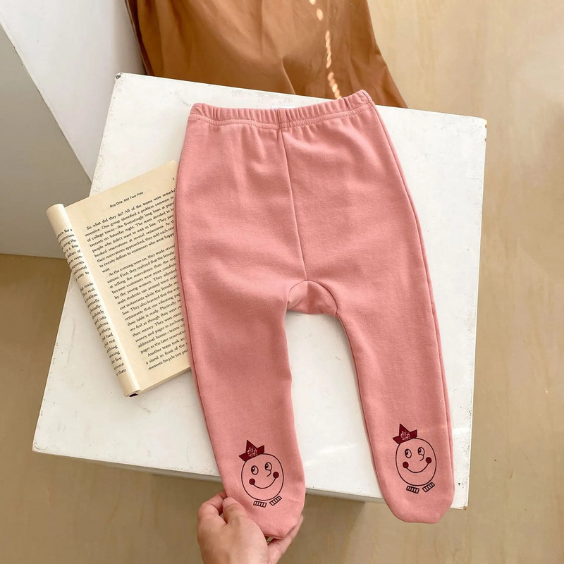 Ins 2023, jesenske gaćice za djevojčice, pamučne hlače s donjim dijelom iz crtanih filmova, svestrane tajice za novorođenčad s elastičnim strukom