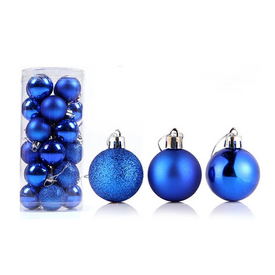 24/12 τμχ Χριστουγεννιάτικη μπάλα Χριστουγεννιάτικο Δέντρο Στολίδι 3cm Μέγεθος Σπίτι Χριστουγεννιάτικο Κρεμαστό Κρεμαστό Διακόσμηση Πρωτοχρονιάς Δώρο Navidad