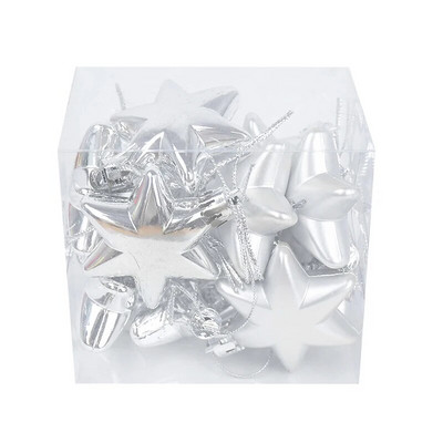 12 τμχ Πλαστικό Στολίδι Καρδιάς για Χριστουγεννιάτικα Δέντρα Διακόσμηση Χριστουγεννιάτικες μπάλες Διακοσμήσεις για Κρεμαστές Σπίτι Κρεμαστές Γάμου Προμήθειες σχήμα καρδιάς