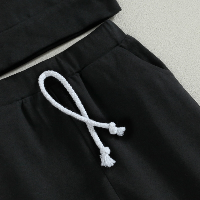 ma&baby 0-3Y Kompleti odjeće za dojenčad, novorođenčad, dječake, ležerne majice s dugim rukavima na pruge s džepovima, jesenska odjeća za malu djecu, trenirka