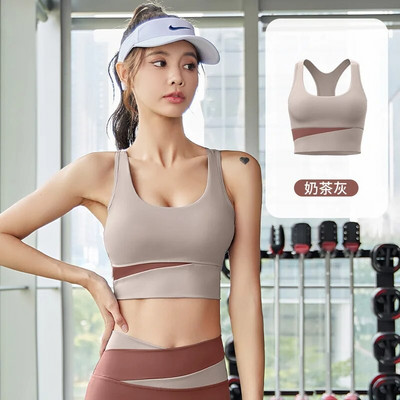 Splicing Seamless Set Yoga Ρούχα γυμναστικής Γυναικεία Ρούχα γυμναστικής Σετ γυμναστικής ψηλόμεση Αθλητική στολή Γιόγκα στολή γυμναστικής