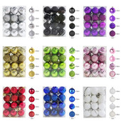 12/24/36db Karácsonyi bál Karácsonyfadísz Díszek Karácsonyi függő medál Otthoni parti újévi ajándék karácsonyi dekoráció