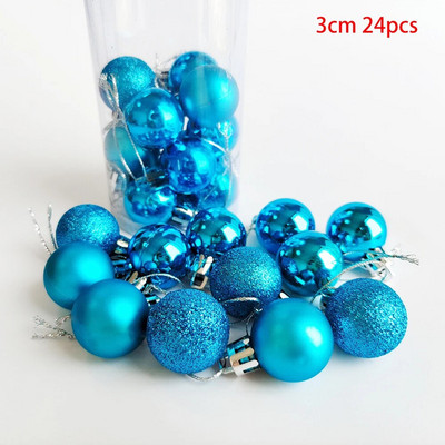 12/24/36db Karácsonyi bál Karácsonyfadísz Díszek Karácsonyi függő medál Otthoni parti újévi ajándék karácsonyi dekoráció