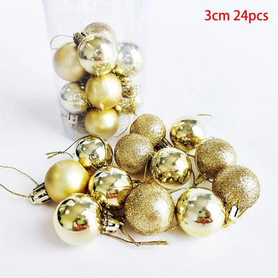 12/24/36db Karácsonyi bál Karácsonyfadísz Díszek Karácsonyi függő medál Otthoni parti újévi ajándék karácsonyi dekoráció