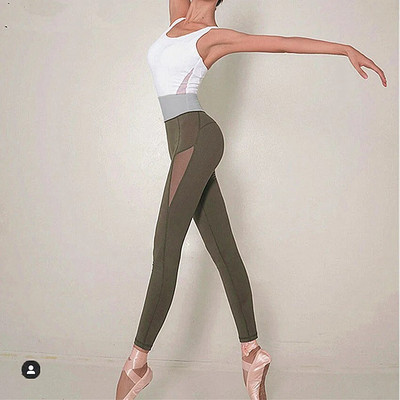 2023 Pad Ballet Playsuit Фитнес Чорапогащник Йога Гащеризон Дрехи за тренировка Спортен костюм Целен безшевен комплект Анцуг за фитнес за жени