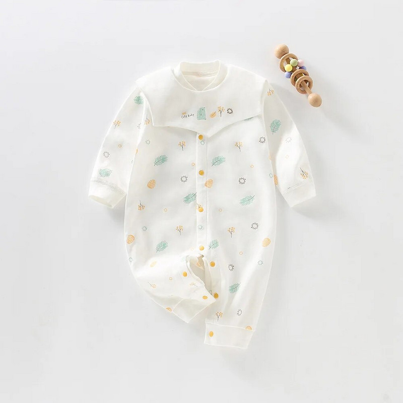Jesenska odjeća za bebe Donji dio dugih rukava za dječake i djevojčice Pamučne kombinezone za sva godišnja doba Jednodijelna odjeća za sva godišnja doba