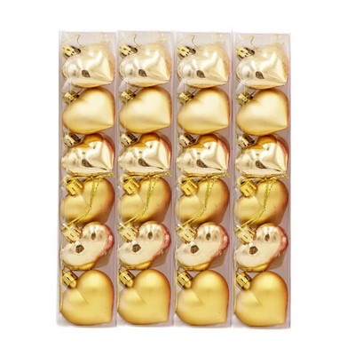 Božićne kuglice od 24 komada Božićni ukrasi za božićno drvce Božićni privjesci Ukrasi za svečanosti 2024. Božićni ukrasi za dom