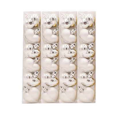 Božićne kuglice od 24 komada Božićni ukrasi za božićno drvce Božićni privjesci Ukrasi za svečanosti 2024. Božićni ukrasi za dom