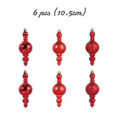 3cm 36/6τμχ Χριστουγεννιάτικη Μπάλα Διακόσμηση Χριστουγεννιάτικο Δέντρο Στολίδια Κρεμαστό Κρεμαστό Μπάλα Χιονονιφάδα Σπίτι Πάρτι Πρωτοχρονιάτικο Δώρο Navidad