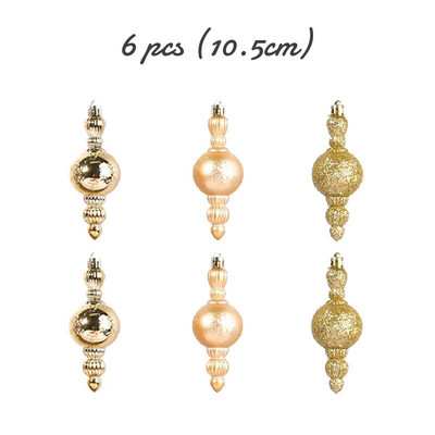 3cm 36/6τμχ Χριστουγεννιάτικη Μπάλα Διακόσμηση Χριστουγεννιάτικο Δέντρο Στολίδια Κρεμαστό Κρεμαστό Μπάλα Χιονονιφάδα Σπίτι Πάρτι Πρωτοχρονιάτικο Δώρο Navidad