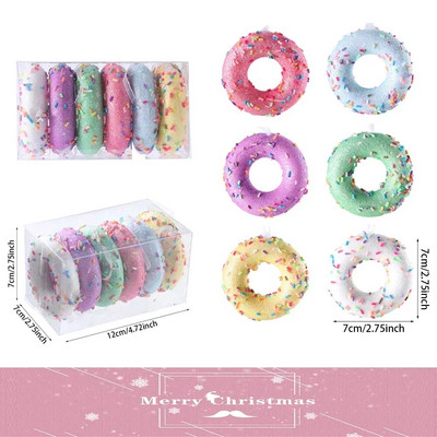 1 kutija Božićna kuglica Ukras Balice Sladoled Oblici slatkiša Božićno drvce Viseći privjesci Kućna zabava Navidad Božićni dekor 2024.