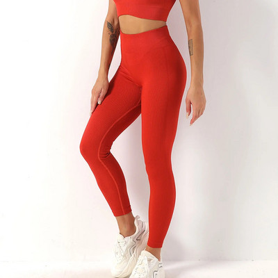 Bešavni sportski set Ženske kratke tajice Hlače za jogu Komplet grudnjaka za jogu Sportsko odijelo Odjeća za vježbanje Odijelo za jogu u teretani 2KM