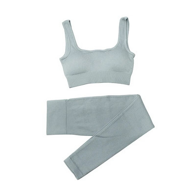 Bešavni sportski set Ženske kratke tajice Hlače za jogu Komplet grudnjaka za jogu Sportsko odijelo Odjeća za vježbanje Odijelo za jogu u teretani 2KM