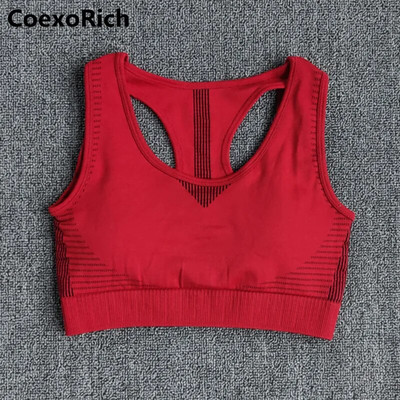 Αθλητικό σετ Γυναικεία φόρμα γυμναστικής Ρούχα γυμναστικής Απρόσκοπτη στολή γιόγκα γυμναστικής Σουτιέν Crop Tank Top Κολάν για τρέξιμο Κολάν Αθλητικά ρούχα