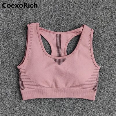 Αθλητικό σετ Γυναικεία φόρμα γυμναστικής Ρούχα γυμναστικής Απρόσκοπτη στολή γιόγκα γυμναστικής Σουτιέν Crop Tank Top Κολάν για τρέξιμο Κολάν Αθλητικά ρούχα