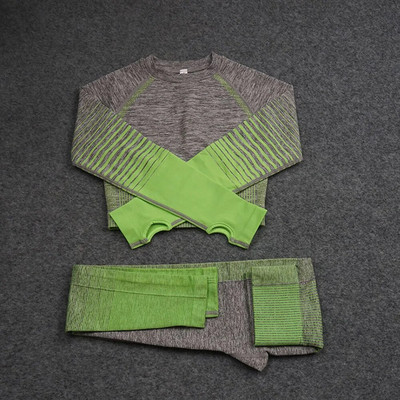 2 τμχ Σετ γιόγκα χωρίς ραφές Γυναικεία Αθλητικά Ρούχα Γυμναστικής Γυναικεία Αθλητικά Κοστούμια Ρούχα γυμναστικής Push Up Κολάν