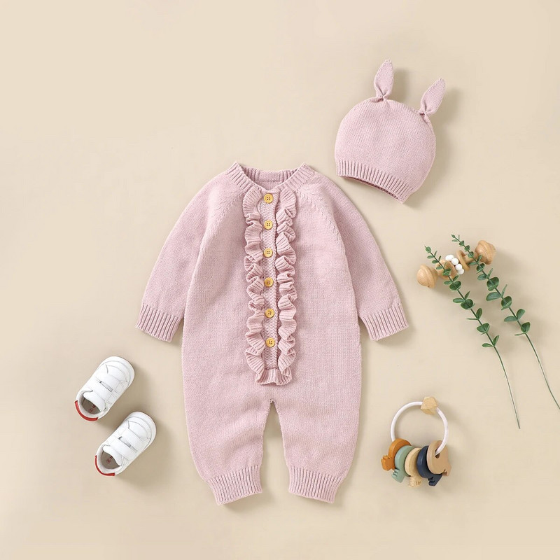 Dječja odjeća Komplet dugih rukava za dječake Zimski kombinezoni za djevojčice za novorođenčad od 0 do 3 6 12 18 mjeseci Gornja odjeća za majke i djecu Hlače