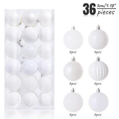 Xiaomi Χριστουγεννιάτικη Μπάλα Χριστουγεννιάτικο Δέντρο Στολίδι Σπίτι Χριστουγεννιάτικο Κρεμαστό Κρεμαστό Δώρο Διακόσμηση Πρωτοχρονιάς Navidad 24/36τμχ