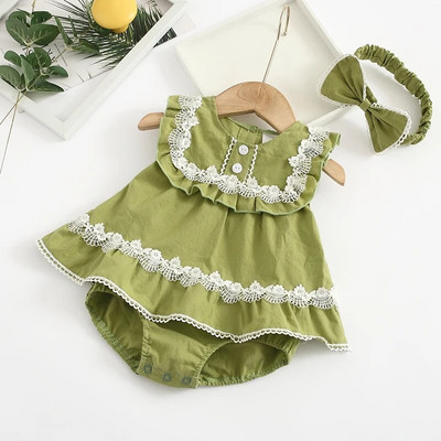 Ljetni bodiji za novorođenčad, čipkaste bombone boje, kombinezoni princeze, odjeća za dojenčad