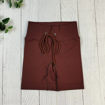 Bezšuvju Jogas Komplekts Sporta Uzvalks Sieviešu Treniņa Apģērbs Sporta zāle Rāvējslēdzējs Īsām Piedurknēm Crop Tops Savelkams Šorti Sporta Šorti Fitnesa Sporta apģērbs