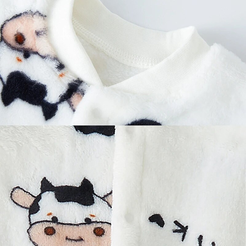 Jesensko plišano odijelo za bebe, kućno odijelo Bodi s crtanim medvjedom, dinosaurom, dječakom, djevojčicom, kombinezon za penjanje, novorođenčad, tkanina za spavanje