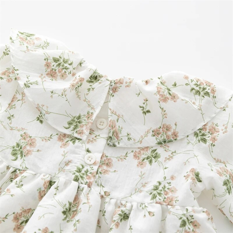 Dječja haljina s cvjetnim uzorkom, dugih rukava, proljeće, ljeto, princeze, haljine za djevojčice, rođendanska zabava