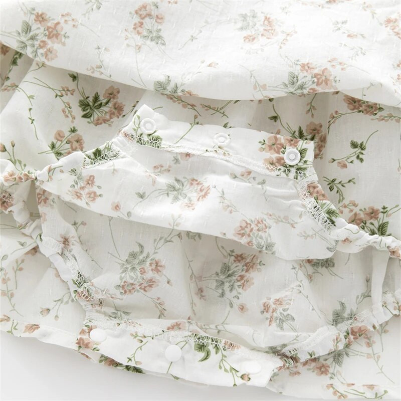 Dječja haljina s cvjetnim uzorkom, dugih rukava, proljeće, ljeto, princeze, haljine za djevojčice, rođendanska zabava