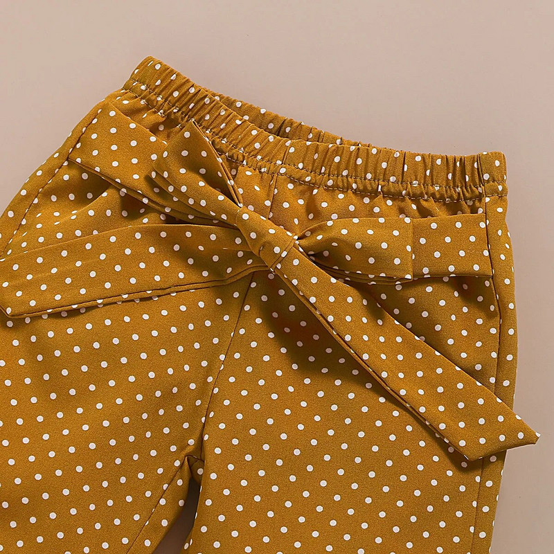 3 gab. Mazuļu drēbju komplekts jaundzimušo mazuļu meiteņu apģērbs jauks volānveida burtu bikses + punktveida bikses + galvas saite, jaundzimušo apģērbs