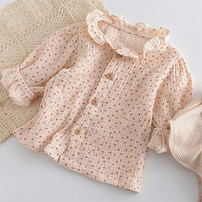 Melario, 2kom preslatka proljetna odjeća za novorođenčad za djevojčice, ležerna cvjetna odjeća za djevojčice, malene djevojčice, kombinezon s volanima, jesen