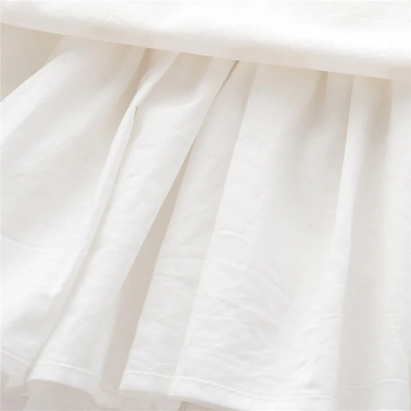 Βολάν δαντέλα φιόγκο Χαριτωμένο μωρό φόρεμα πριγκίπισσα κορίτσια καλοκαιρινά επίσημα φορέματα ρούχα Ρούχα