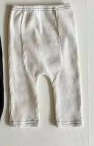 Bērnu mīkstas kokvilnas legingi elastīgs viduklis jaundzimušie zēni meitenes zeķubikses svītras izdilis toddler bikses rudens ziemas bērnu bikses