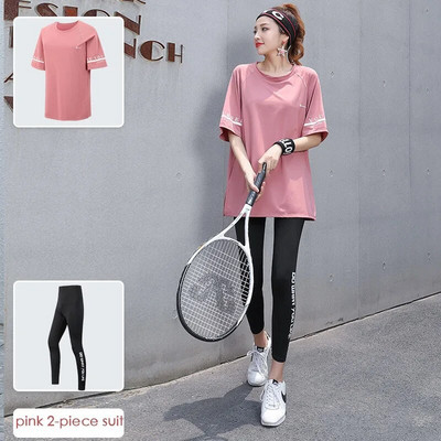 Σετ γιόγκα χωρίς ραφές Γυναικεία κοστούμια γυμναστικής Αθλητικά ρούχα για τρέξιμο γυμναστικής Αθλητικό σουτιέν Κοστούμι γιόγκα Παντελόνι γιόγκα κοντομάνικο