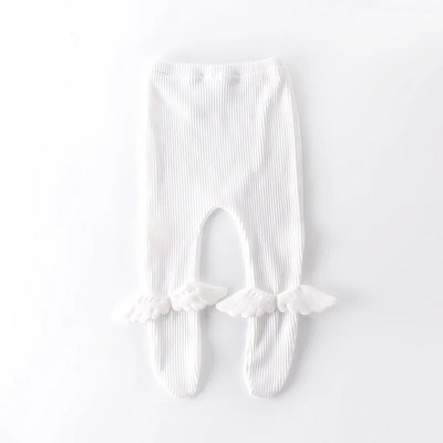 Bowknot/pele margintos pėdkelnės mergaičių antblauzdinės rudeninės 100% medvilnės vaikiškos pėdkelnės mergaitėms kojinės vaikiškos kelnės 0-2