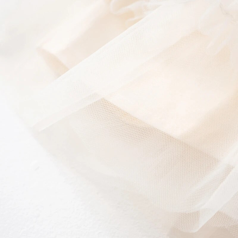 Βρεφικά Φορέματα Princess Χρώμα αντίθεσης Mesh Summer Girls Slip Dress Ball Gown Ρούχα