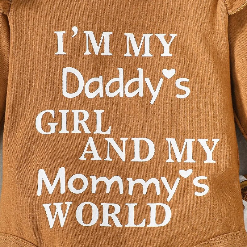 Komplet odjeće za novorođenče za djevojčice 0-18M Jesenski kombinezon s dugim rukavima + komplet traka za glavu za djevojčice Modni odijelo za djevojčice