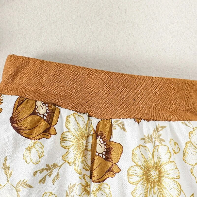 Komplet odjeće za novorođenče za djevojčice 0-18M Jesenski kombinezon s dugim rukavima + komplet traka za glavu za djevojčice Modni odijelo za djevojčice