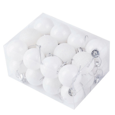 Χριστουγεννιάτικα στολίδια με μπάλα 24 τμχ 2`` Νέο Χριστουγεννιάτικο Δέντρο Χριστουγεννιάτικο Διακόσμηση Μπαλών Μπιχλιμπίδια Κρεμαστό στολίδι για πάρτι