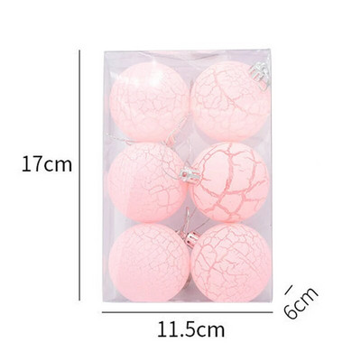 Ziemassvētku eglīšu rotājumi 6 gab