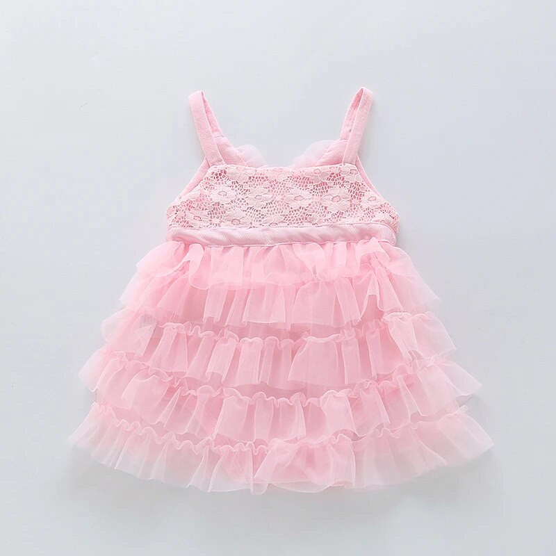 Mežģīņu bantītes kleita meitenēm jaundzimušajām 1 gadu kāzu ballītei princešu vasaras kleitas apģērbi