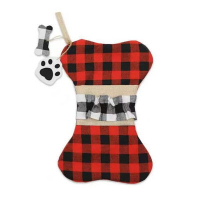 Božićni ukrasi Privjesak od kostrijeti Božićne čarape DJEČJI Darovi Vrećica za slatkiše Ukrasi za kamin