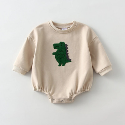 Βρεφική φόρμα για νεογέννητο αγόρι, ανοιξιάτικα, φθινοπωρινά, βρεφικά ρούχα για κορίτσι, μαλακή βαμβακερή φόρμα για μωρά Ολόσωμη βρεφική φόρμα 0-24 μηνών