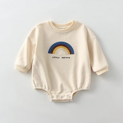 Βρεφική φόρμα για νεογέννητο αγόρι, ανοιξιάτικα, φθινοπωρινά, βρεφικά ρούχα για κορίτσι, μαλακή βαμβακερή φόρμα για μωρά Ολόσωμη βρεφική φόρμα 0-24 μηνών