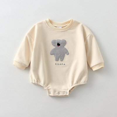 Βρεφική φόρμα για νεογέννητο αγόρι, ανοιξιάτικα, φθινοπωρινά, βρεφικά ρούχα για κορίτσι, μαλακή βαμβακερή φόρμα για μωρά Ολόσωμη βρεφική φόρμα 0-24 μηνών