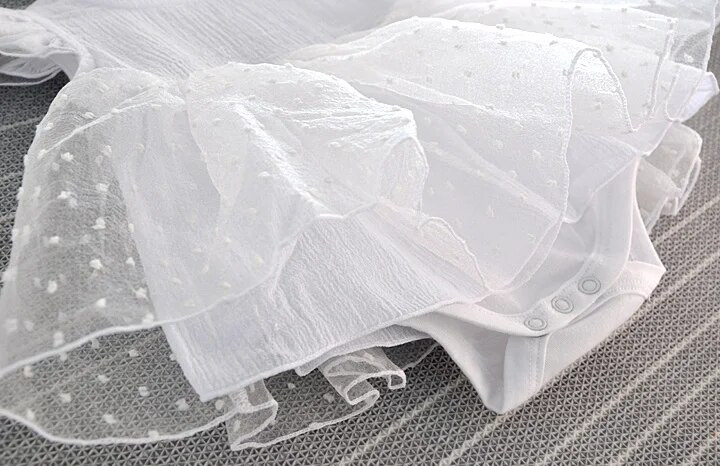 Πριγκίπισσα νεογέννητο βρεφικό φόρεμα για κορίτσια Καλοκαιρινό τούλι δαντέλα φόρεμα πάρτι με κορδέλες για κοριτσάκι σετ ρούχων Βρεφικά φορέματα