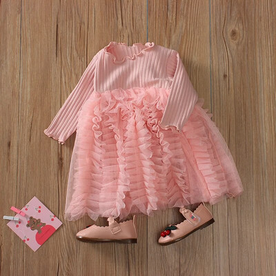 Haljina za novorođenčad Haljine za novorođenčad Haljine za djevojčice Pamuk Jesenska odjeća za princeze dugih rukava 0 3 6 12 mjeseci